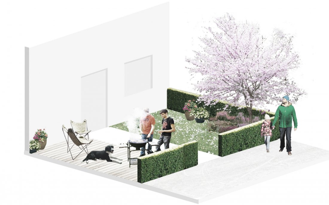 Solvangkvarteret relation between building and urban space