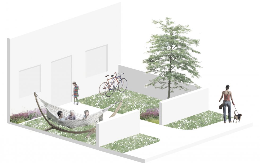 Solvangkvarteret relation between building and urban space