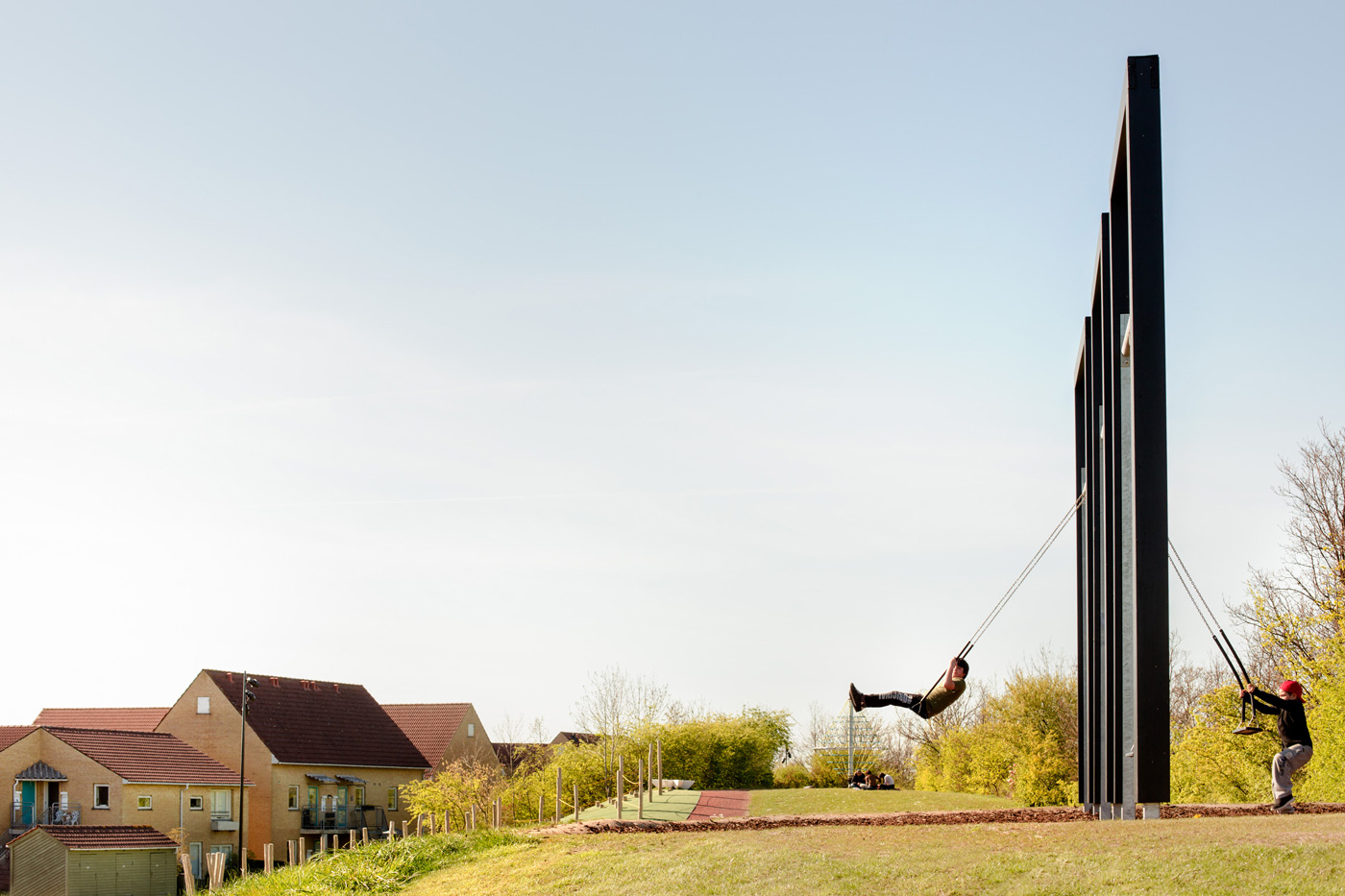 Swings at Kastrup Activity Landscape