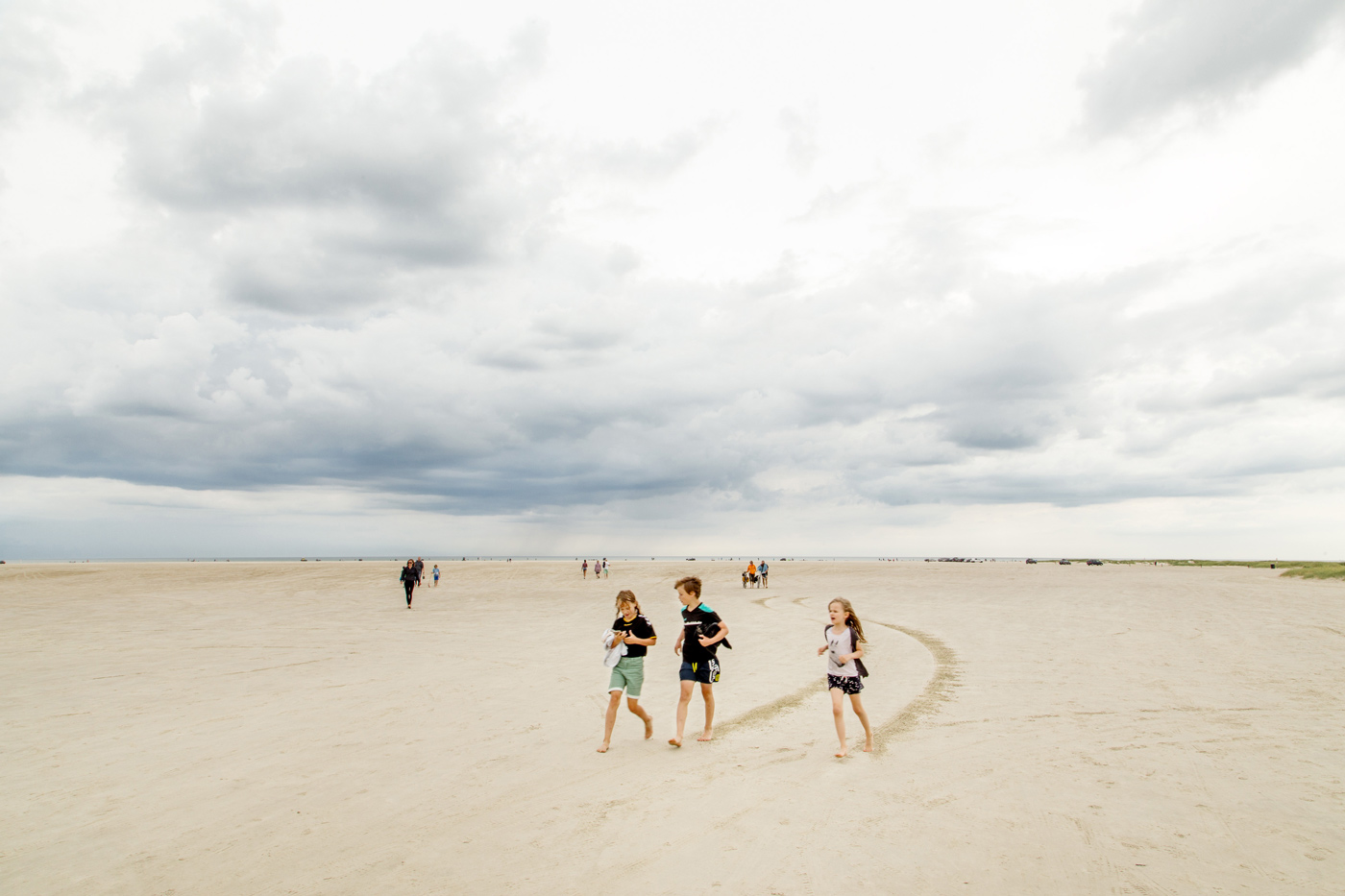 Fanø Bad strand og børn
