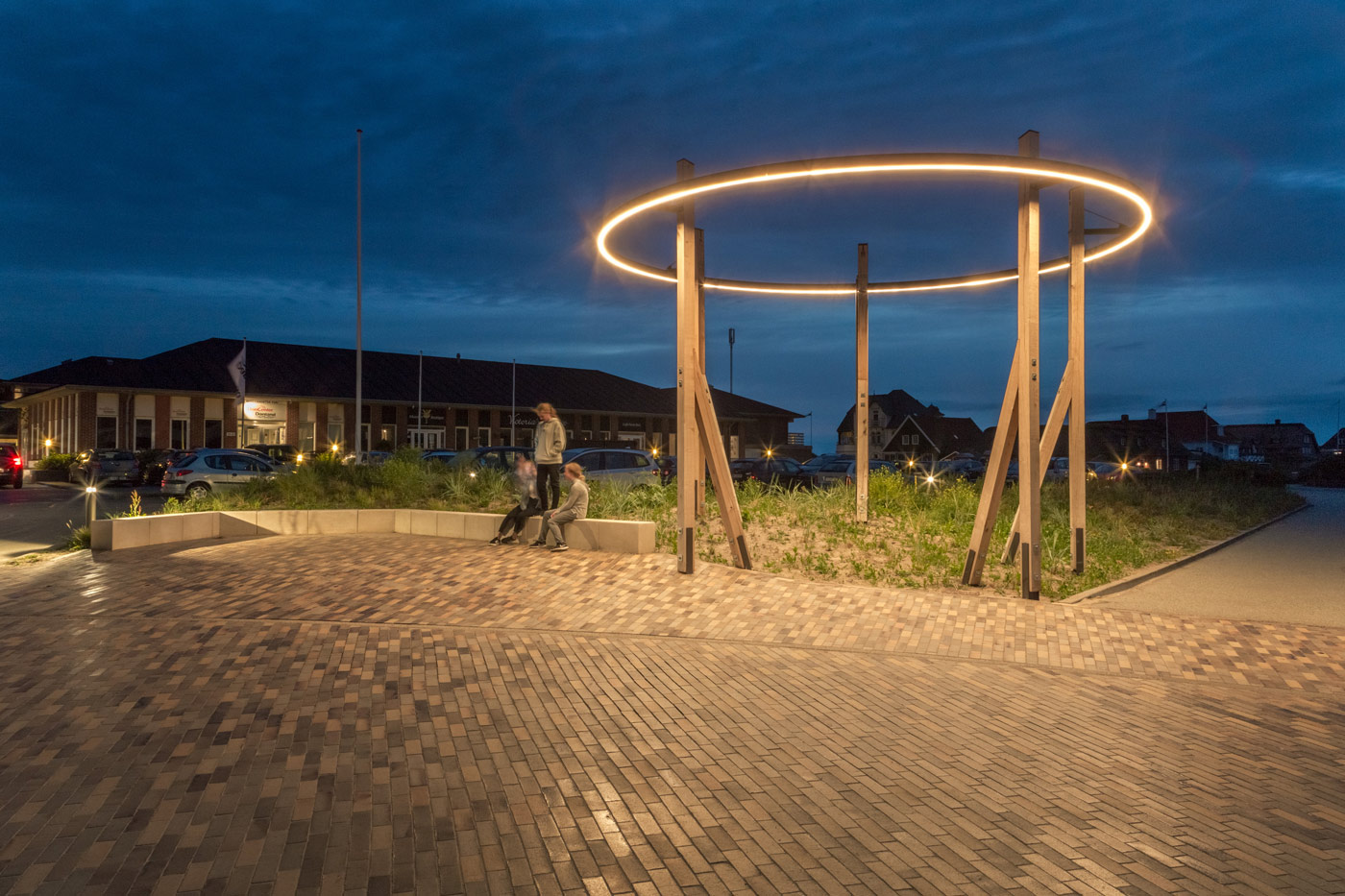 Fanø Bad aften fanølampen lys